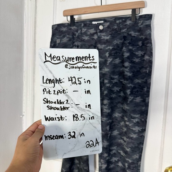 Peter Millar Crown Sport EB66 Performance Stretch 34x32 Iron Grey Camo Pants - Picture 11 of 16